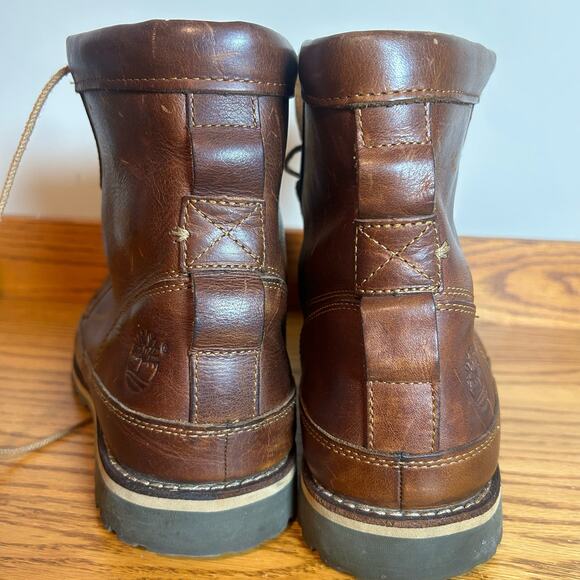Timberland Men's Boot Size 13 Leather A12E7 Brown - Picture 11 of 13